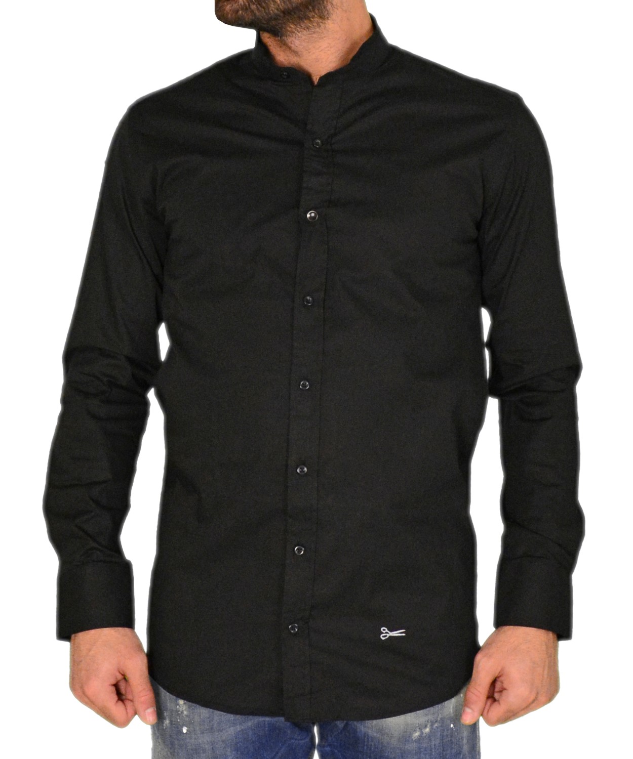 Ανδρικό πουκάμισο Ben Tailor μαύρο 373320W